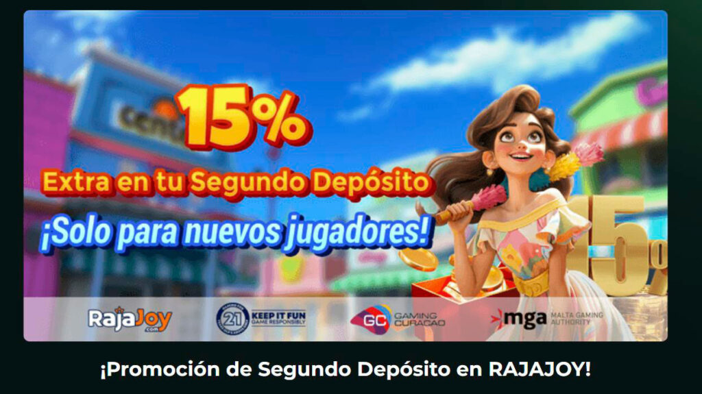 bono de bienvenida por depósito de rajajoy casino